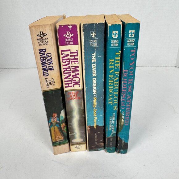 Riverworld Series by Philip José Farmer • 5 Book Set • Vintage Sci-Fi Paperbacks - Picture 5 of 16